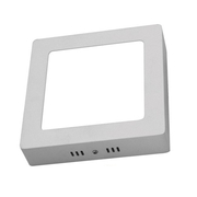 Светодиодная панель квадратная 18Вт 225/35мм белая накладная IP40